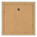 Fotolijst 25x25cm Helder Blauw Geveegd MDF Pisa Achterzijde | Yourdecoration.nl