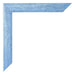 Fotolijst 25x25cm Helder Blauw Geveegd MDF Pisa Detail Hoek | Yourdecoration.nl