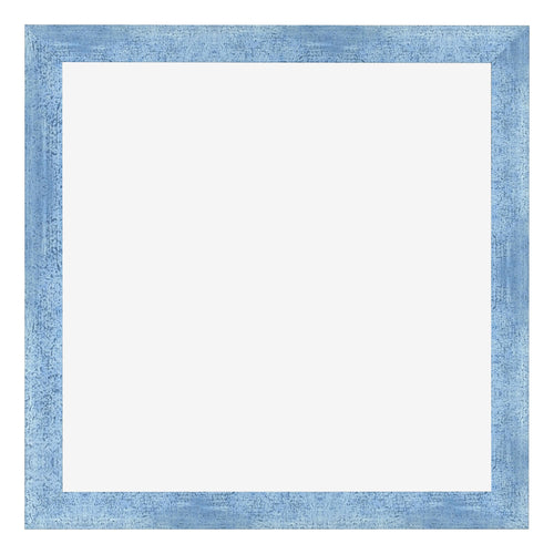 Fotolijst 25x25cm Helder Blauw Geveegd MDF Pisa Voorzijde | Yourdecoration.nl