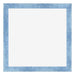 Fotolijst 25x25cm Helder Blauw Geveegd MDF Pisa Voorzijde | Yourdecoration.nl