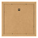 Fotolijst 25x25cm Oranje MDF Pisa Achterzijde | Yourdecoration.nl