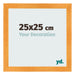 Fotolijst 25x25cm Oranje MDF Pisa Voorzijde Maat | Yourdecoration.nl