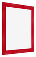 Fotolijst 25x25cm Rood MDF Pisa Voorzijde Schuin | Yourdecoration.nl