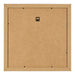 Fotolijst 25x25cm Wit Geveegd MDF Pisa Achterzijde | Yourdecoration.nl