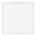 Fotolijst 25x25cm Wit Geveegd MDF Pisa Voorzijde | Yourdecoration.nl