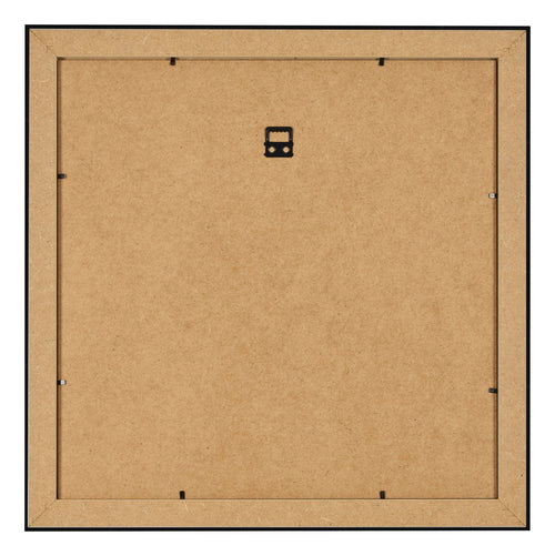 Fotolijst 25x25cm Zwart Hoogglans MDF Pisa Achterzijde | Yourdecoration.nl