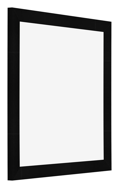 Fotolijst 25x25cm Zwart Hoogglans MDF Pisa Voorzijde Schuin | Yourdecoration.nl