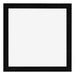 Fotolijst 25x25cm Zwart Hoogglans MDF Pisa Voorzijde | Yourdecoration.nl