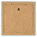 Fotolijst 25x25cm Zwart Mat MDF Pisa Achterzijde | Yourdecoration.nl
