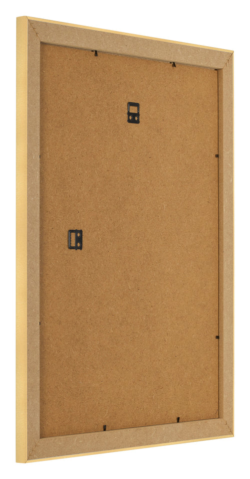 Fotolijst 25x30cm Goud Mat MDF Pisa Achterzijde Schuin | Yourdecoration.nl