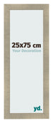 Fotolijst 25x75cm Goud Antiek MDF Pisa Voorzijde Maat | Yourdecoration.nl