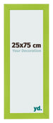 Fotolijst 25x75cm Groen MDF Pisa Voorzijde Maat | Yourdecoration.nl