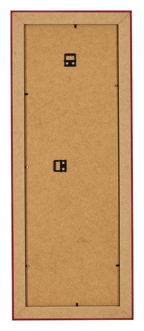 Fotolijst 25x75cm Wijnrood Geveegd MDF Pisa Achterzijde | Yourdecoration.nl
