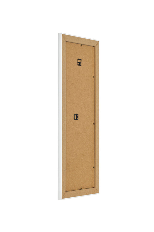 Fotolijst 25x75cm Wit Hoogglans MDF Pisa Achterzijde Schuin | Yourdecoration.nl