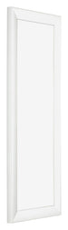 Fotolijst 25x75cm Wit Hoogglans MDF Pisa Voorzijde Schuin | Yourdecoration.nl