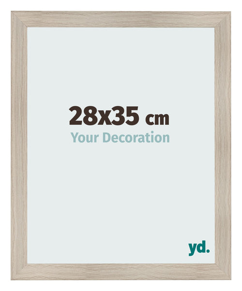 Fotolijst 28x35cm Eiken Licht MDF Pisa Voorzijde Maat | Yourdecoration.nl