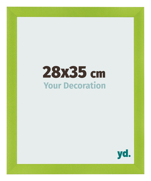 Fotolijst 28x35cm Groen MDF Pisa Voorzijde Maat | Yourdecoration.nl