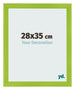 Fotolijst 28x35cm Groen MDF Pisa Voorzijde Maat | Yourdecoration.nl