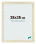 Fotolijst 28x35cm Sonoma Eiken MDF Pisa Voorzijde Maat | Yourdecoration.nl