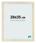 Fotolijst 28x35cm Sonoma Eiken MDF Pisa Voorzijde Maat | Yourdecoration.nl