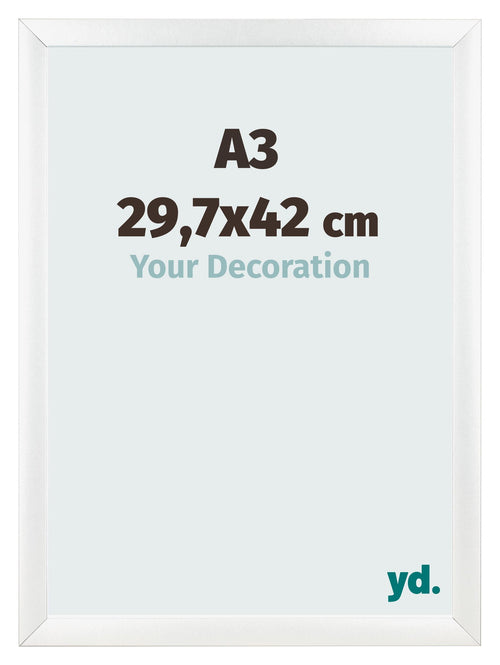 Fotolijst 29 7x42cm A3 Wit Mat MDF Pisa Voorzijde Maat | Yourdecoration.nl
