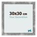 Fotolijst 30x30cm Metaal Vintage MDF Pisa Voorzijde Maat | Yourdecoration.nl
