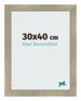Fotolijst 30x40cm Goud Antiek MDF Pisa Voorzijde Maat | Yourdecoration.nl