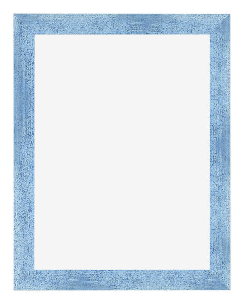 Fotolijst 30x40cm Helder Blauw Geveegd MDF Pisa Voorzijde | Yourdecoration.nl