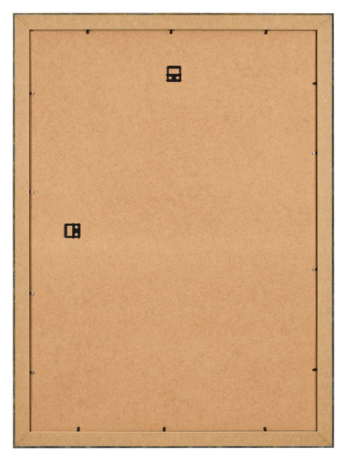 Fotolijst 30x42cm Blauw Goud Gemeleerd MDF Pisa Achterzijde | Yourdecoration.nl