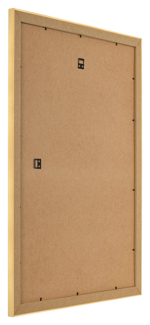 Fotolijst 30x42cm Goud Mat MDF Pisa Achterzijde Schuin | Yourdecoration.nl