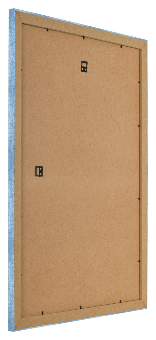 Fotolijst 30x42cm Helder Blauw Geveegd MDF Pisa Achterzijde Schuin | Yourdecoration.nl