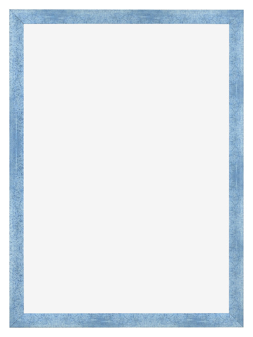 Fotolijst 30x42cm Helder Blauw Geveegd MDF Pisa Voorzijde | Yourdecoration.nl