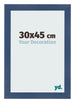 Fotolijst 30x45cm Donkerblauw Geveegd MDF Pisa Voorzijde Maat | Yourdecoration.nl