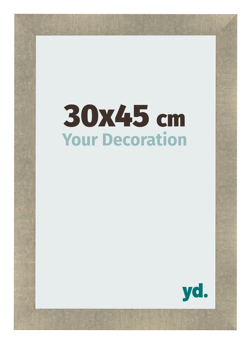 Fotolijst 30x45cm Goud Antiek MDF Pisa Voorzijde Maat | Yourdecoration.nl