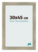 Fotolijst 30x45cm Goud Antiek MDF Pisa Voorzijde Maat | Yourdecoration.nl