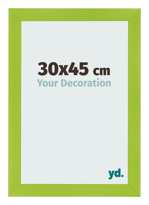 Fotolijst 30x45cm Groen MDF Pisa Voorzijde Maat | Yourdecoration.nl