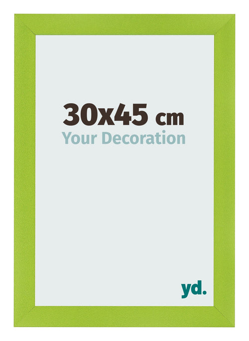 Fotolijst 30x45cm Groen MDF Pisa Voorzijde Maat | Yourdecoration.nl