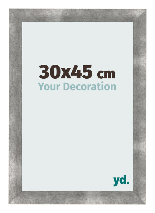 Fotolijst 30x45cm Metaal Vintage MDF Pisa Voorzijde Maat | Yourdecoration.nl