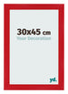 Fotolijst 30x45cm Rood MDF Pisa Voorzijde Maat | Yourdecoration.nl