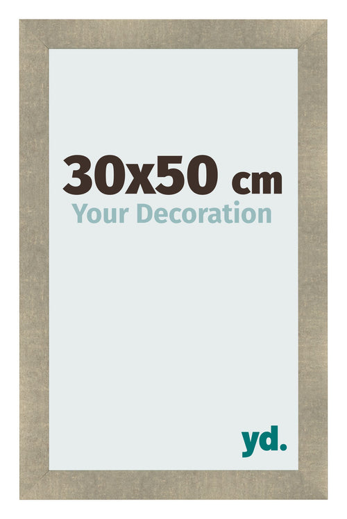 Fotolijst 30x50cm Goud Antiek MDF Pisa Voorzijde Maat | Yourdecoration.nl