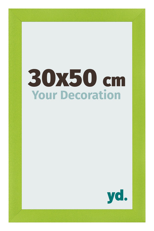 Fotolijst 30x50cm Groen MDF Pisa Voorzijde Maat | Yourdecoration.nl