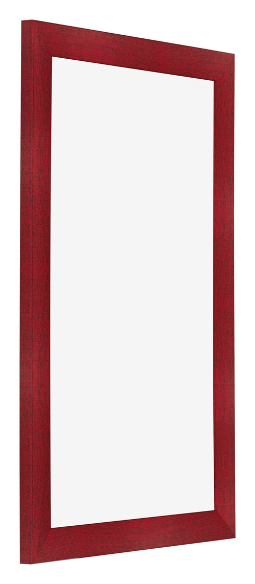 Fotolijst 30x50cm Wijnrood Geveegd MDF Pisa Voorzijde Schuin | Yourdecoration.nl