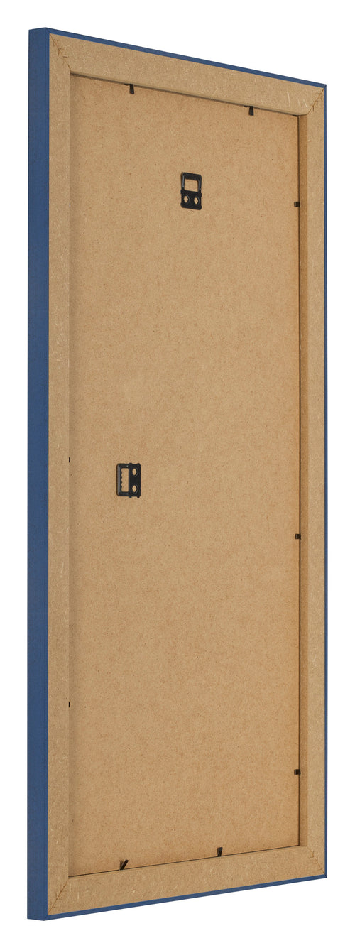 Fotolijst 30x60cm Donkerblauw Geveegd MDF Pisa Achterzijde Schuin | Yourdecoration.nl