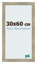 Fotolijst 30x60cm Goud Antiek MDF Pisa Voorzijde Maat | Yourdecoration.nl