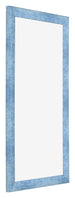 Fotolijst 30x60cm Helder Blauw Geveegd MDF Pisa Voorzijde Schuin | Yourdecoration.nl
