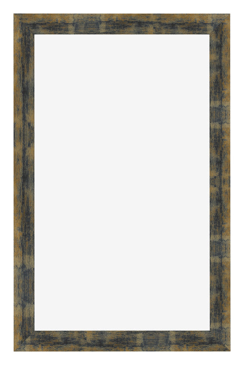 Fotolijst 33x48cm Blauw Goud Gemeleerd MDF Pisa Voorzijde | Yourdecoration.nl
