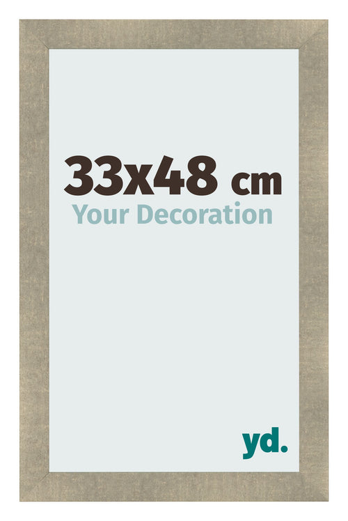 Fotolijst 33x48cm Goud Antiek MDF Pisa Voorzijde Maat | Yourdecoration.nl