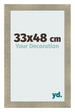 Fotolijst 33x48cm Goud Antiek MDF Pisa Voorzijde Maat | Yourdecoration.nl