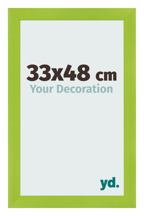 Fotolijst 33x48cm Groen MDF Pisa Voorzijde Maat | Yourdecoration.nl