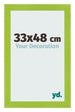 Fotolijst 33x48cm Groen MDF Pisa Voorzijde Maat | Yourdecoration.nl